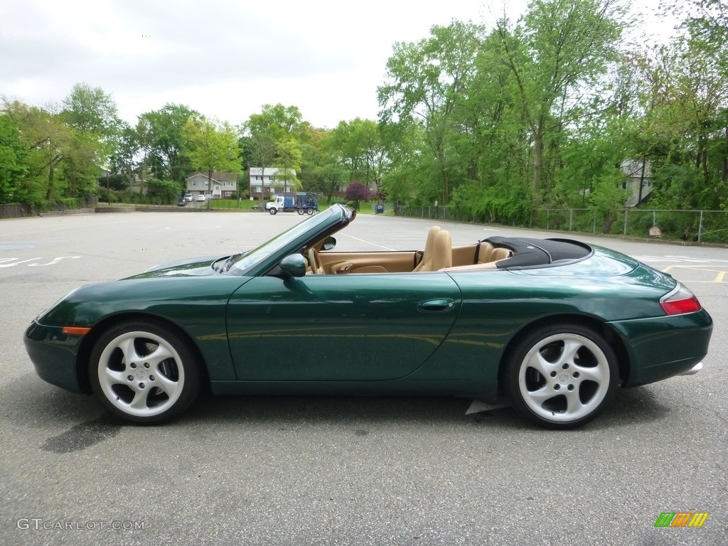Rain Forest Green Metallic 2001 Porsche 911 Carrera Cabriolet Exterior Photo #120362947