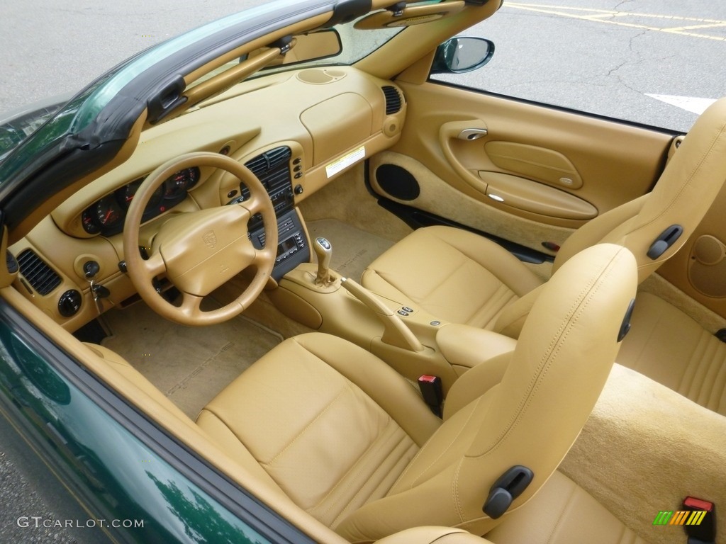 Savanna Beige Interior 2001 Porsche 911 Carrera Cabriolet Photo #120363592