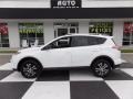 2017 Blizzard Pearl White Toyota RAV4 LE  photo #1