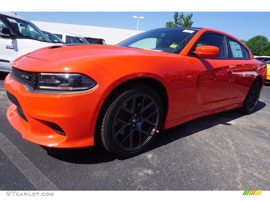 2017 Charger Daytona - Go Mango / Black/Brazen Gold photo #1