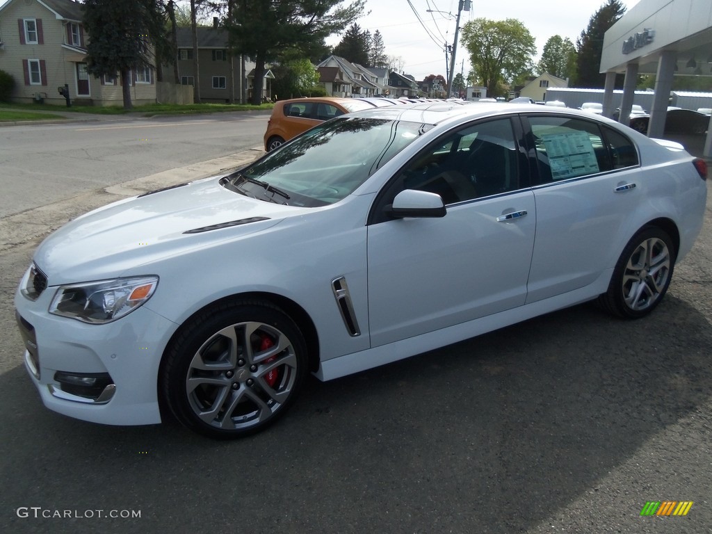 2017 SS Sedan - Heron White / Jet Black photo #2