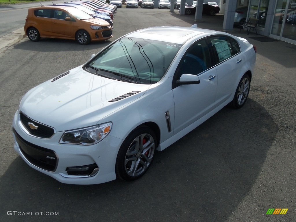 2017 SS Sedan - Heron White / Jet Black photo #3