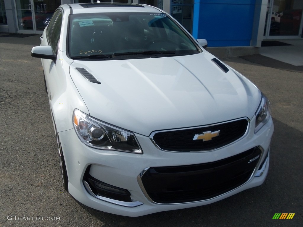 2017 SS Sedan - Heron White / Jet Black photo #4