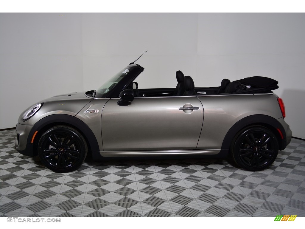 2017 Convertible Cooper S - Melting Silver Metallic / Carbon Black photo #4