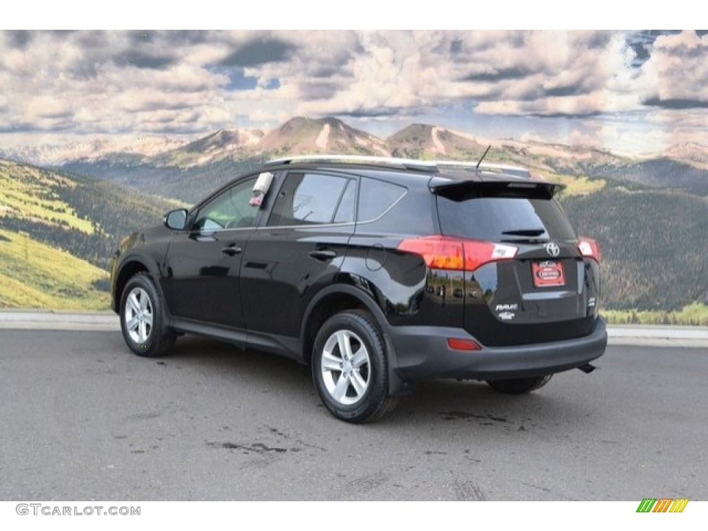 2014 RAV4 XLE AWD - Black / Black photo #7