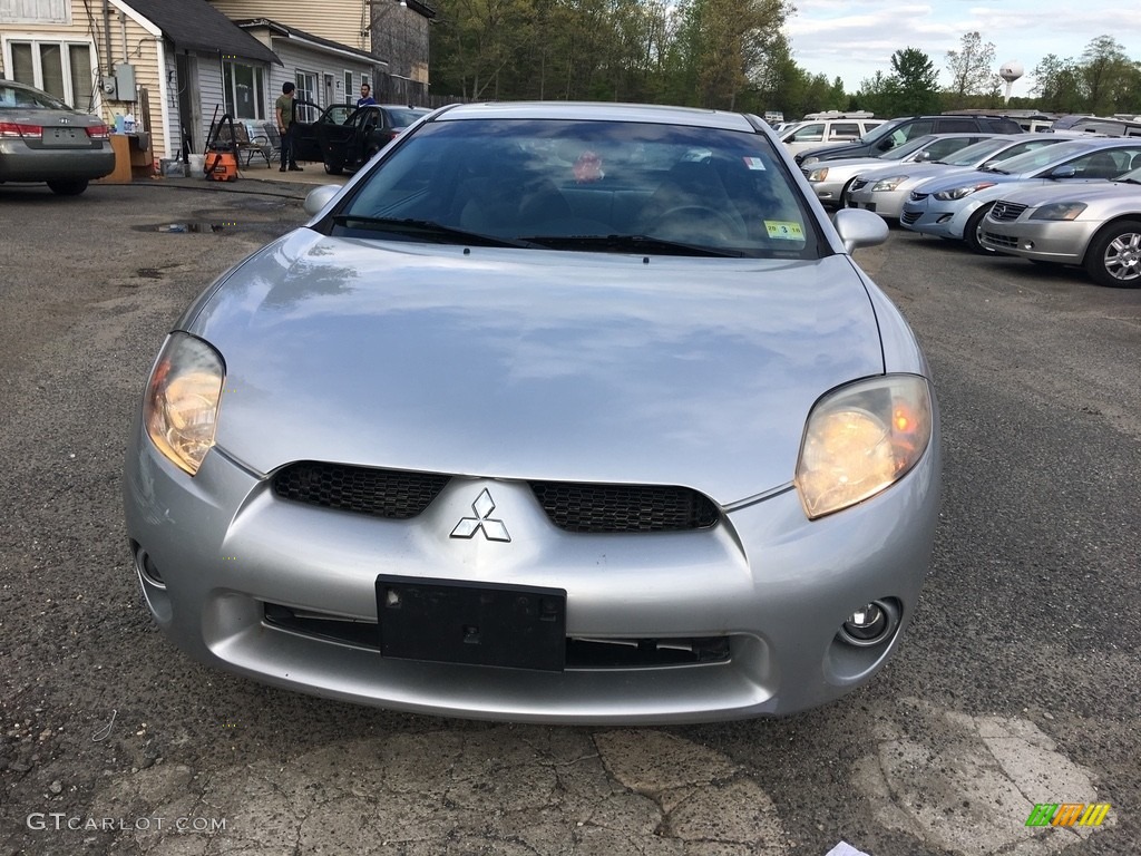 2007 Eclipse GT Coupe - Liquid Silver Metallic / Dark Charcoal photo #11