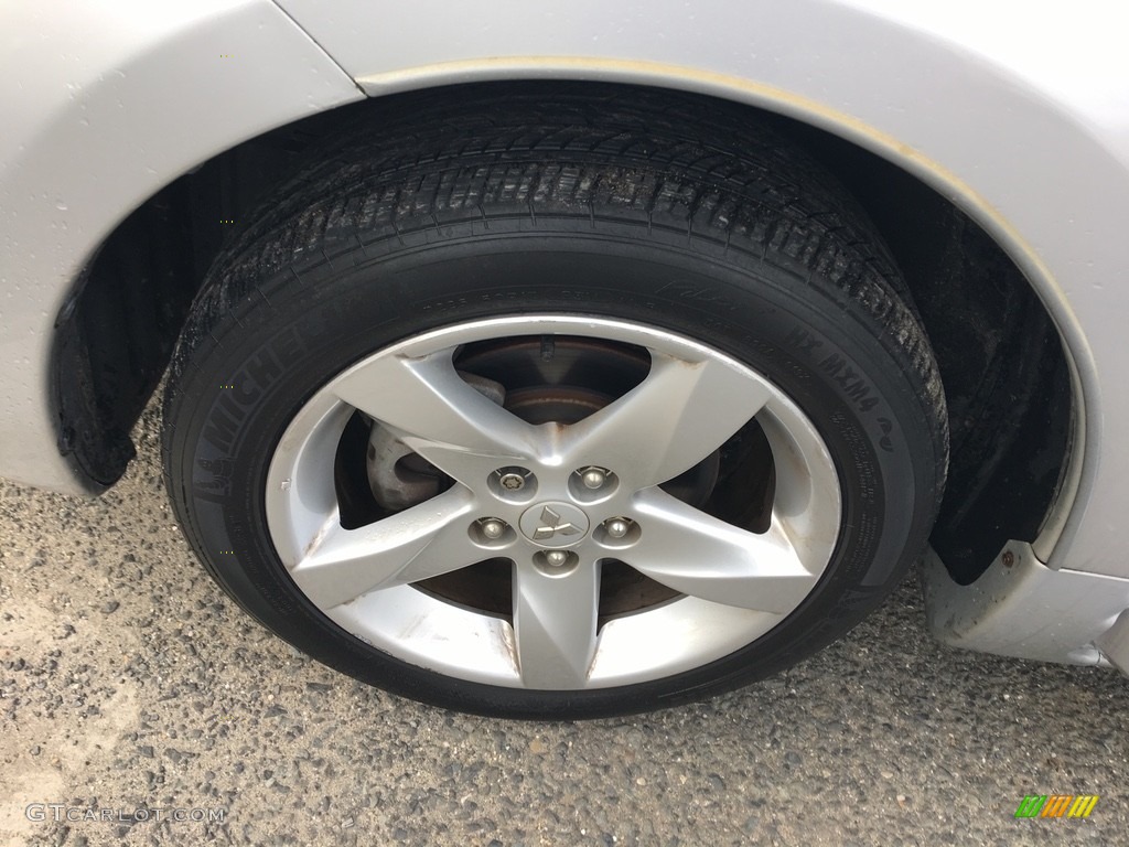 2007 Eclipse GT Coupe - Liquid Silver Metallic / Dark Charcoal photo #18