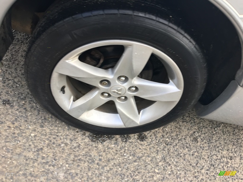 2007 Eclipse GT Coupe - Liquid Silver Metallic / Dark Charcoal photo #20