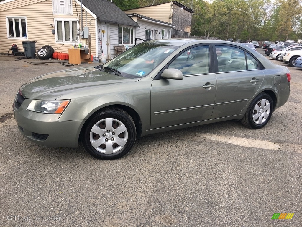 2008 Sonata GLS - Natural Khaki Green / Beige photo #2