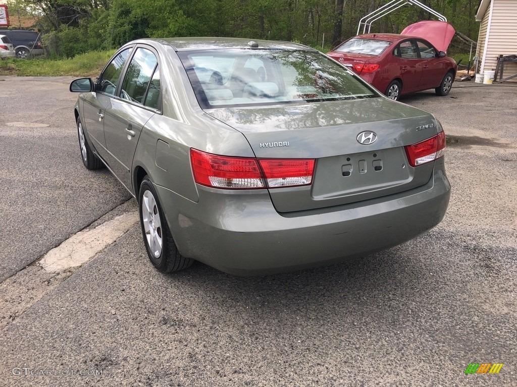 2008 Sonata GLS - Natural Khaki Green / Beige photo #4