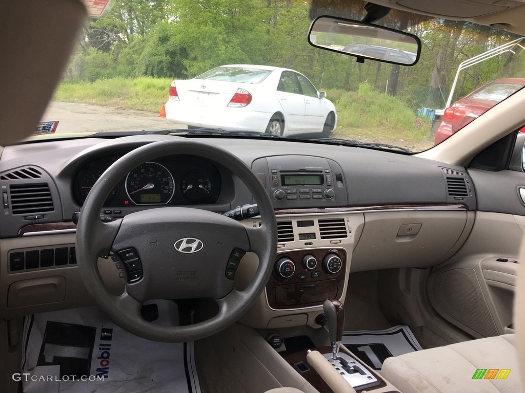 2008 Sonata GLS - Natural Khaki Green / Beige photo #10