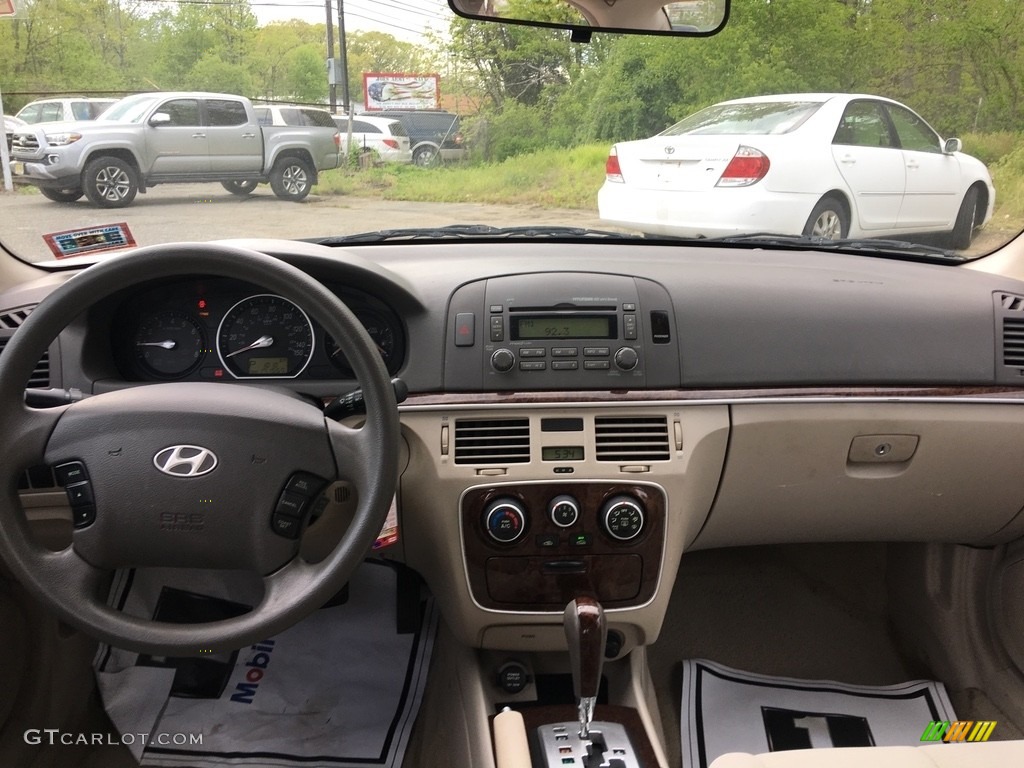 2008 Sonata GLS - Natural Khaki Green / Beige photo #11