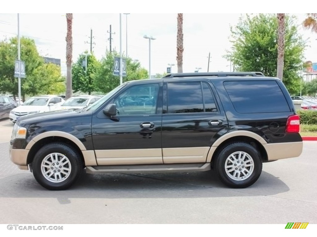 2013 Expedition XLT - Tuxedo Black / Camel photo #4