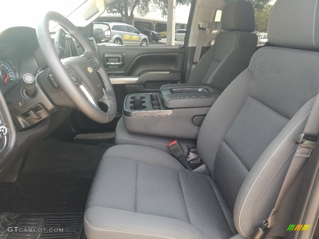 2017 Silverado 1500 LT Double Cab - Black / Jet Black photo #9