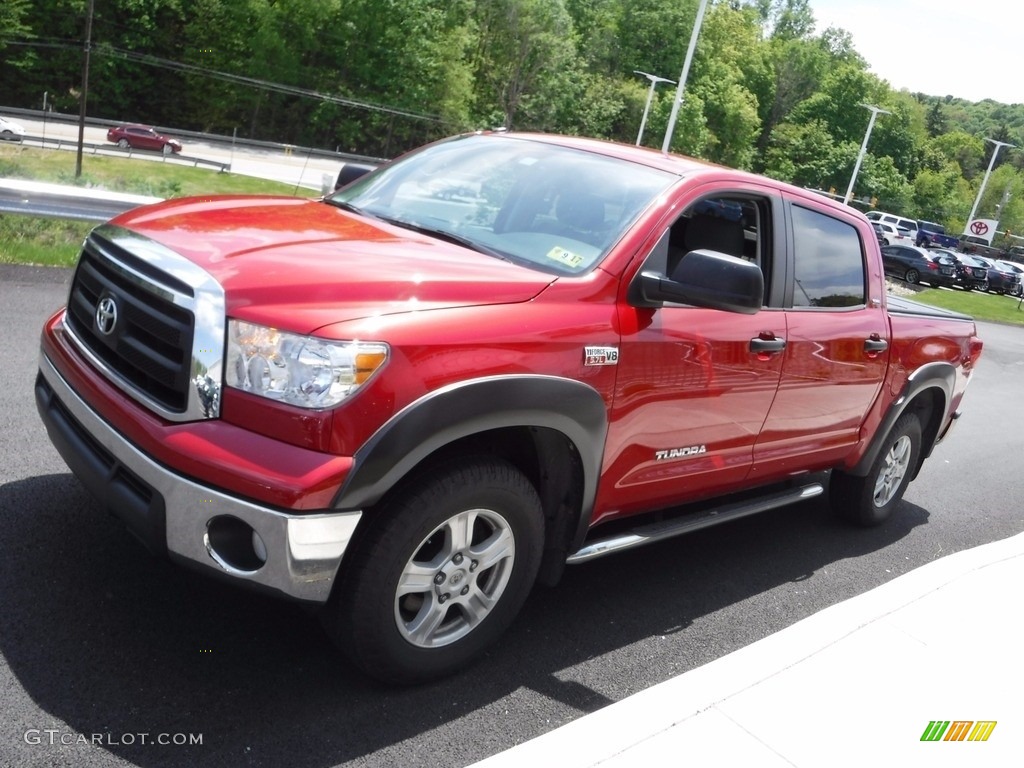 2013 Tundra SR5 TRD CrewMax 4x4 - Barcelona Red Metallic / Graphite photo #7