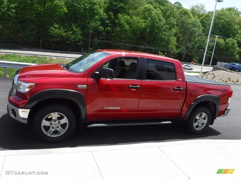 2013 Tundra SR5 TRD CrewMax 4x4 - Barcelona Red Metallic / Graphite photo #8