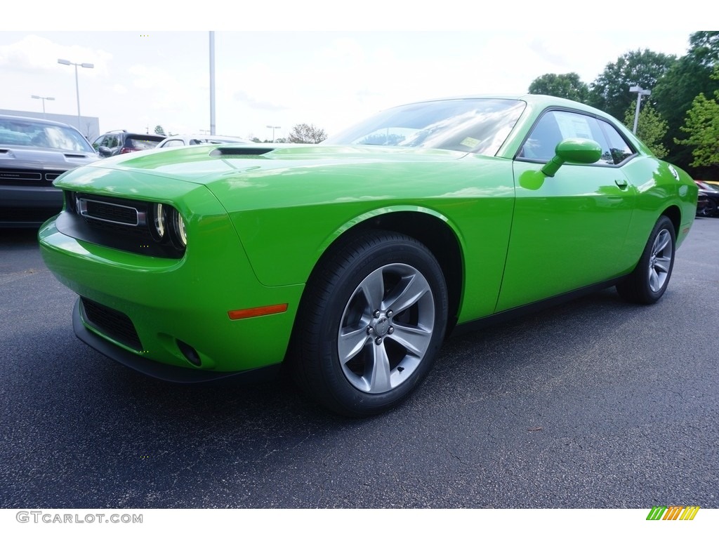 2017 Challenger SXT - Green Go / Black photo #1