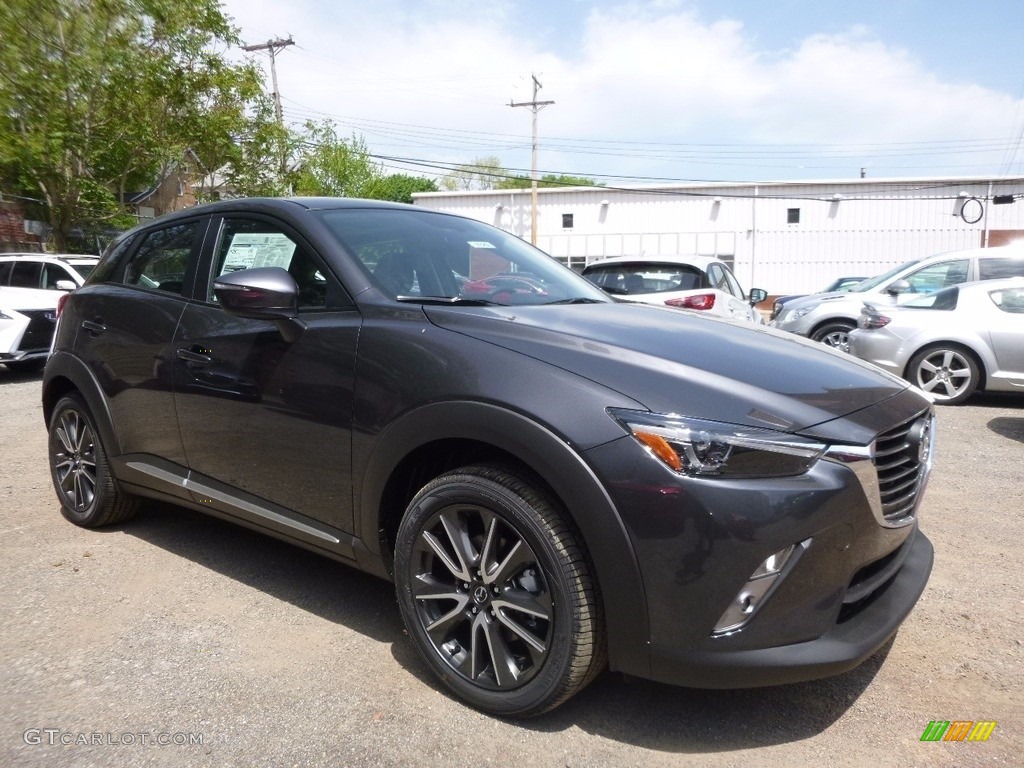 2017 CX-3 Grand Touring AWD - Meteor Gray Mica / Black photo #1