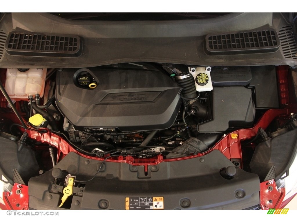 2014 Escape Titanium 1.6L EcoBoost 4WD - Ruby Red / Charcoal Black photo #16
