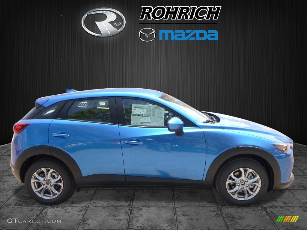 2017 CX-3 Sport AWD - Dynamic Blue Mica / Black photo #2