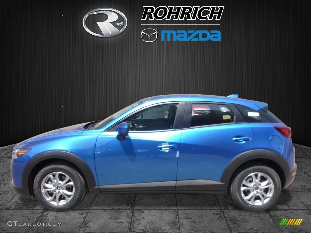2017 CX-3 Sport AWD - Dynamic Blue Mica / Black photo #3