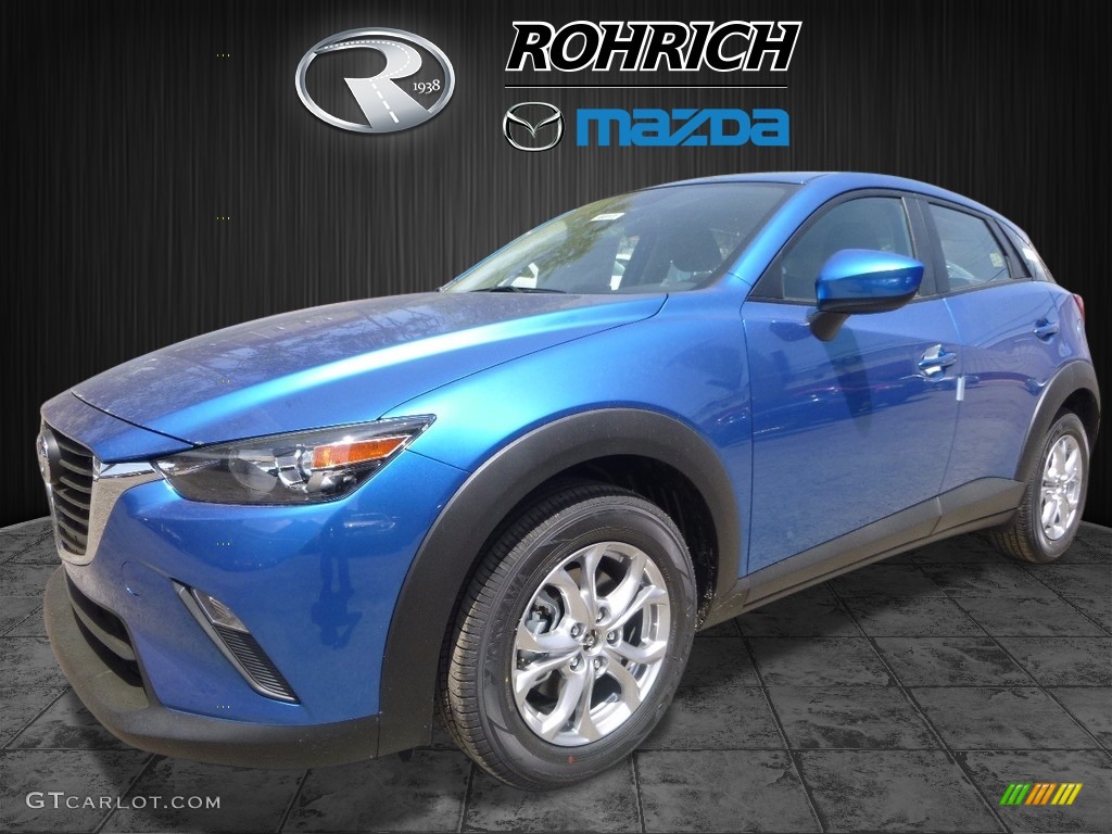 2017 CX-3 Sport AWD - Dynamic Blue Mica / Black photo #4