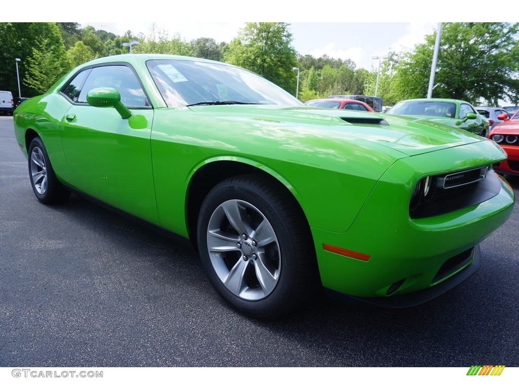 Green Go 2017 Dodge Challenger SXT Exterior Photo #120381901