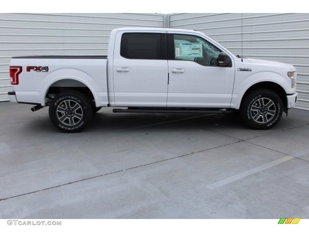 2017 F150 XLT SuperCrew 4x4 - Oxford White / Black photo #5