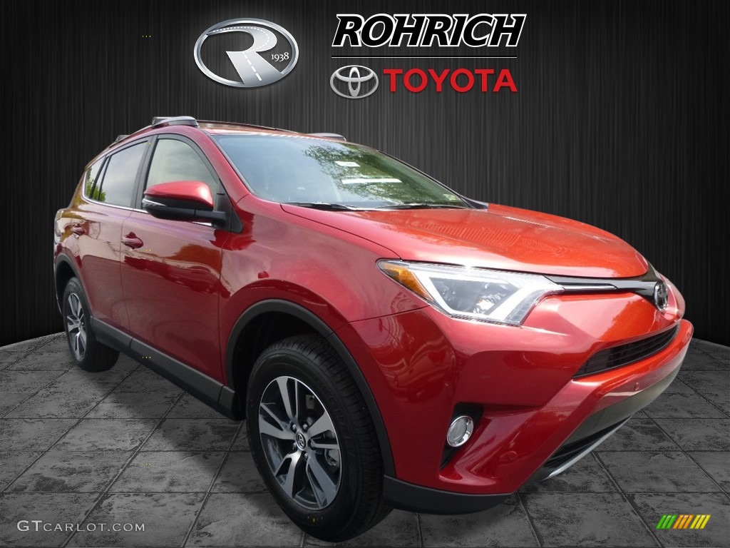 2017 RAV4 XLE - Barcelona Red Metallic / Black photo #1