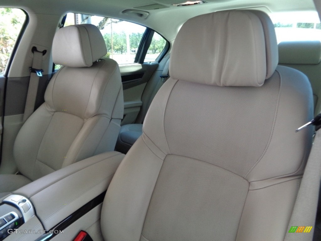 2009 7 Series 750Li Sedan - Mineral White Metallic / Champagne Full Merino Leather photo #12