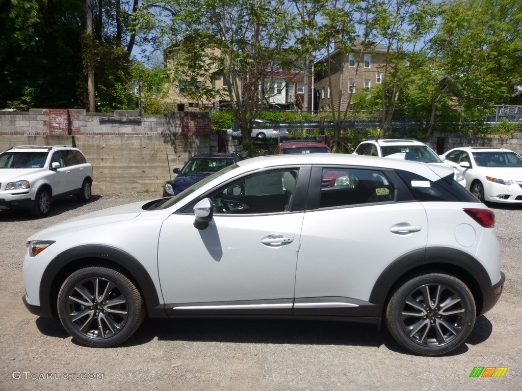 2017 CX-3 Grand Touring AWD - Crystal White Pearl Mica / Black/Parchment photo #3