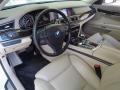 2009 BMW 7 Series Champagne Full Merino Leather Interior Interior Photo