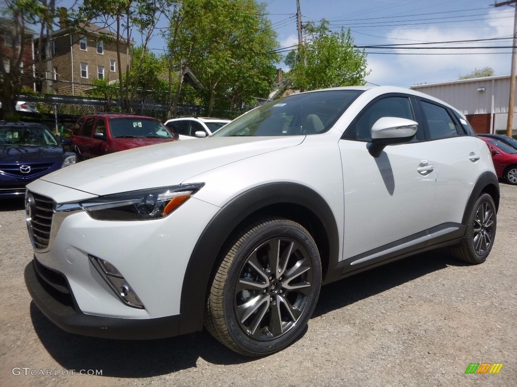 2017 CX-3 Grand Touring AWD - Crystal White Pearl Mica / Black/Parchment photo #4