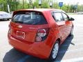 2013 Inferno Orange Metallic Chevrolet Sonic LT Hatch  photo #6