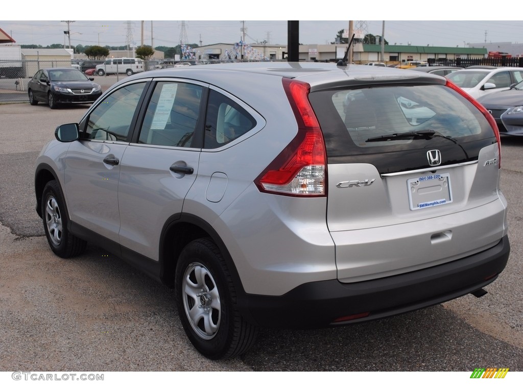 2014 CR-V LX AWD - Alabaster Silver Metallic / Gray photo #3