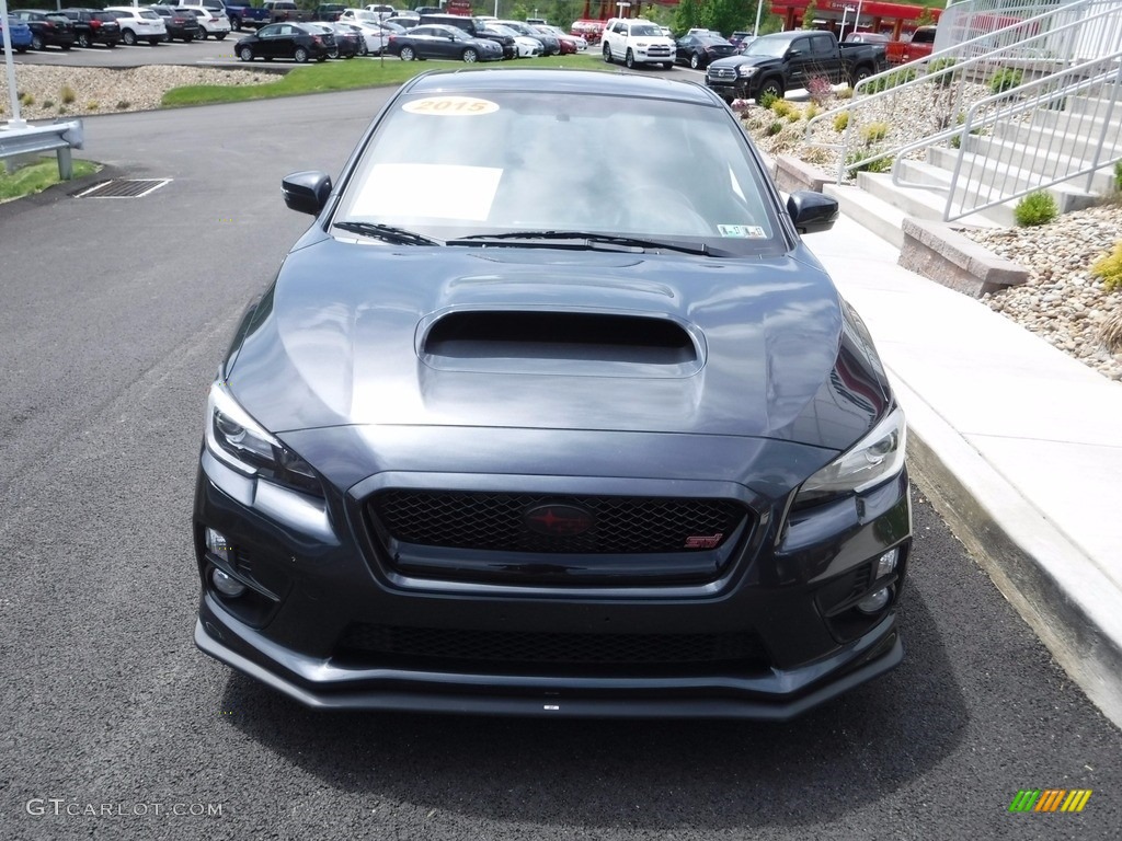 2015 WRX STI Limited - Dark Gray Metallic / Carbon Black photo #7