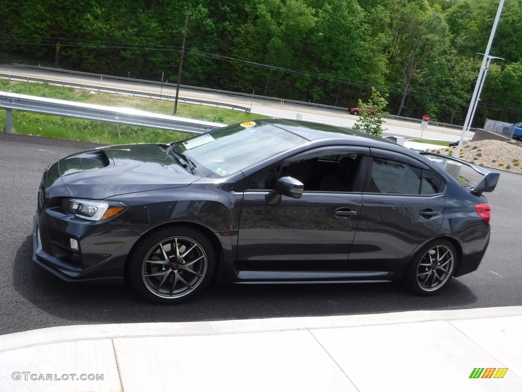 2015 WRX STI Limited - Dark Gray Metallic / Carbon Black photo #10