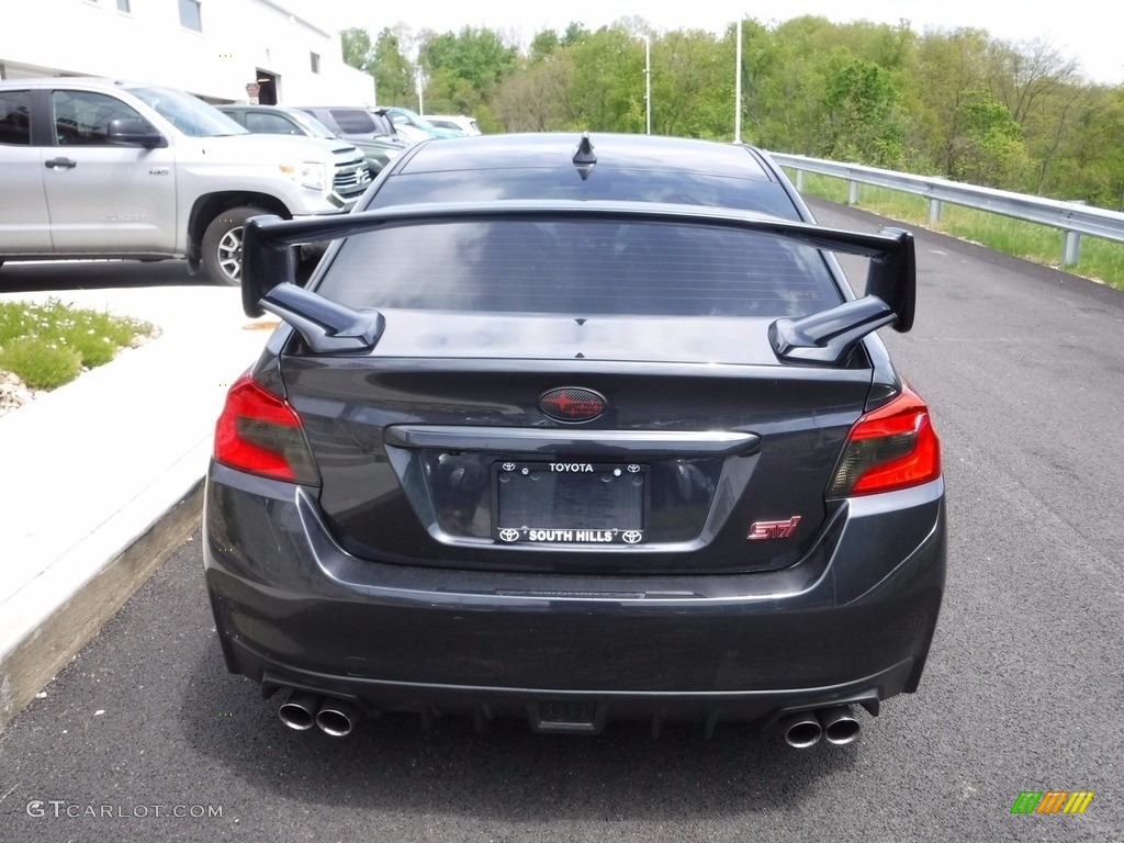 2015 WRX STI Limited - Dark Gray Metallic / Carbon Black photo #12