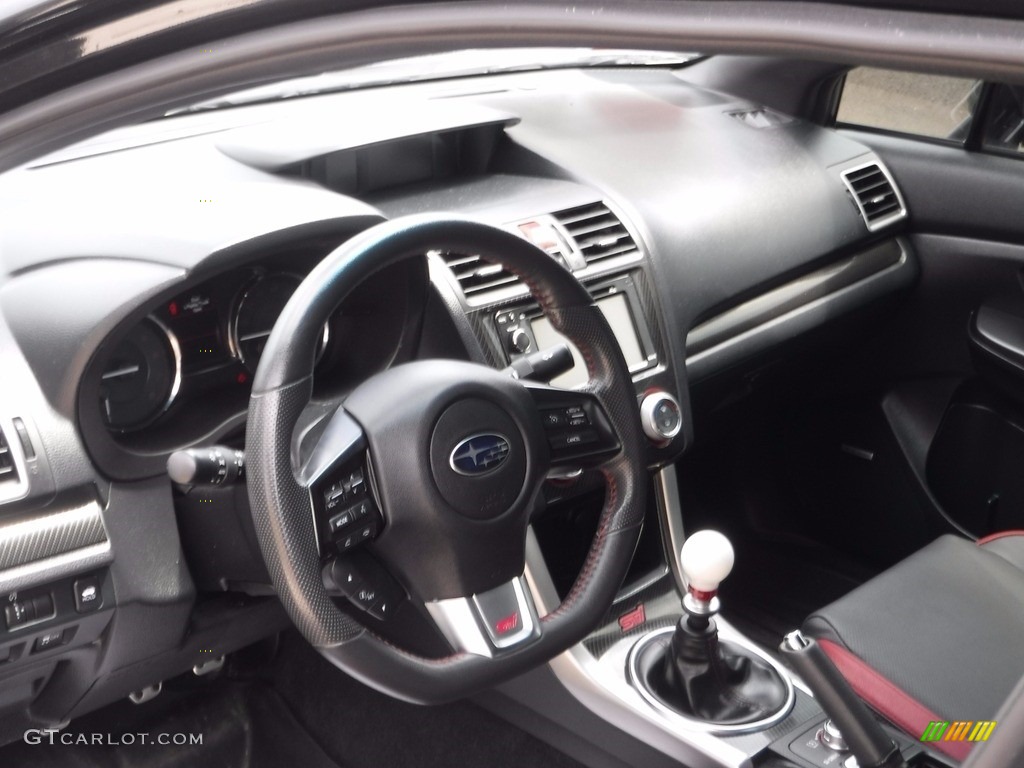 2015 WRX STI Limited - Dark Gray Metallic / Carbon Black photo #15