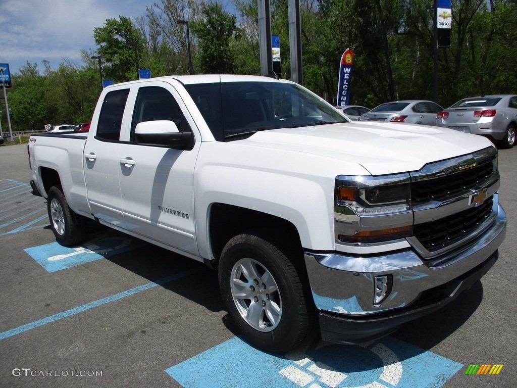 2017 Silverado 1500 LT Double Cab 4x4 - Summit White / Jet Black photo #8