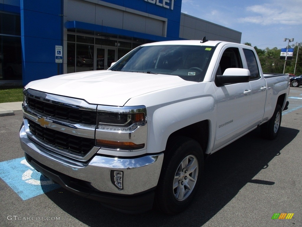 2017 Silverado 1500 LT Double Cab 4x4 - Summit White / Jet Black photo #10