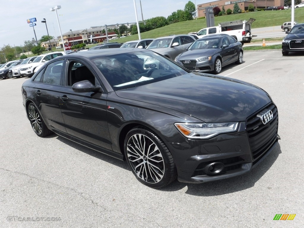 2017 A6 3.0 TFSI Premium Plus quattro - Oolong Gray Metallic / Black photo #12