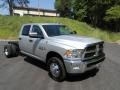 Bright Silver Metallic - 3500 Tradesman Crew Cab 4x4 Chassis Photo No. 4