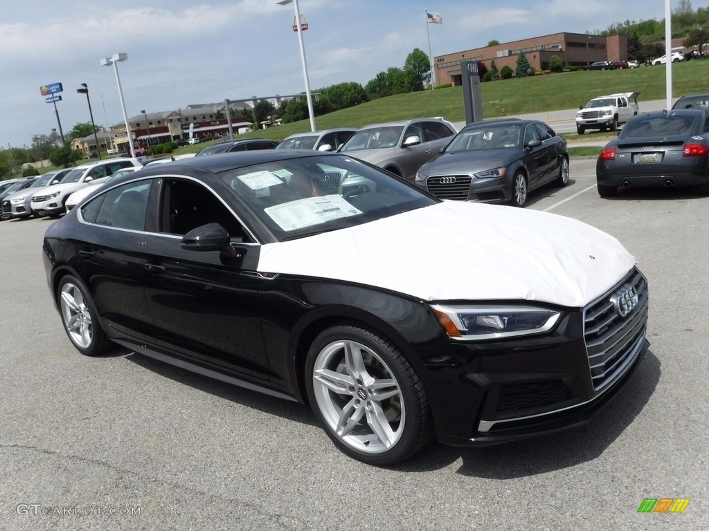 Mythos Black Metallic 2018 Audi A5 Sportback Premium Plus quattro Exterior Photo #120391507