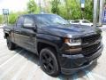 2017 Black Chevrolet Silverado 1500 Custom Double Cab 4x4  photo #9