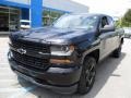 2017 Black Chevrolet Silverado 1500 Custom Double Cab 4x4  photo #11