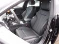 2018 Audi A5 Sportback Black Interior Front Seat Photo