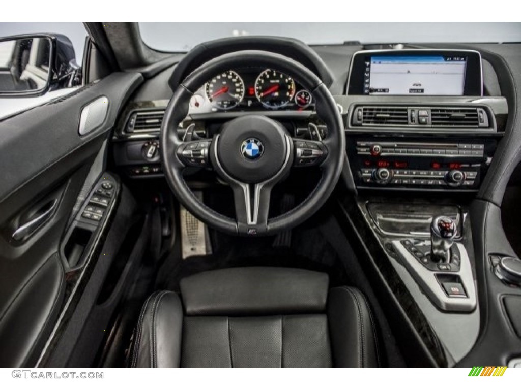 2017 BMW M6 Gran Coupe Black Dashboard Photo #120391732