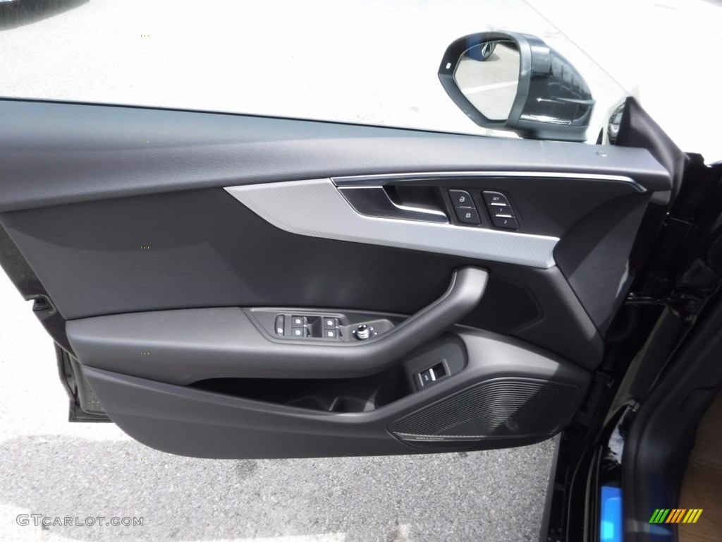 2018 Audi A5 Sportback Premium Plus quattro Black Door Panel Photo #120391759