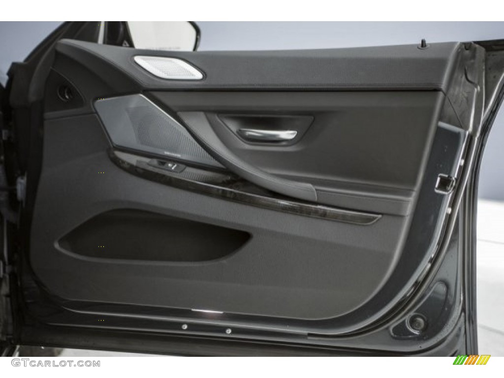 2017 BMW M6 Gran Coupe Black Door Panel Photo #120391975